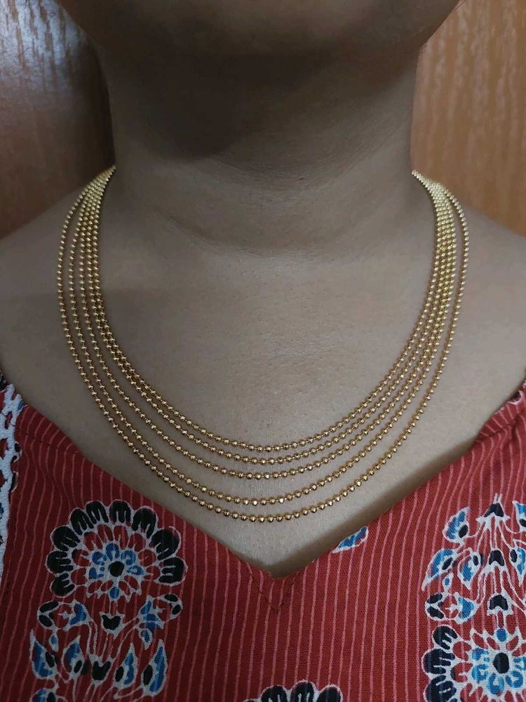 Gold Plated Layered Neck Chain