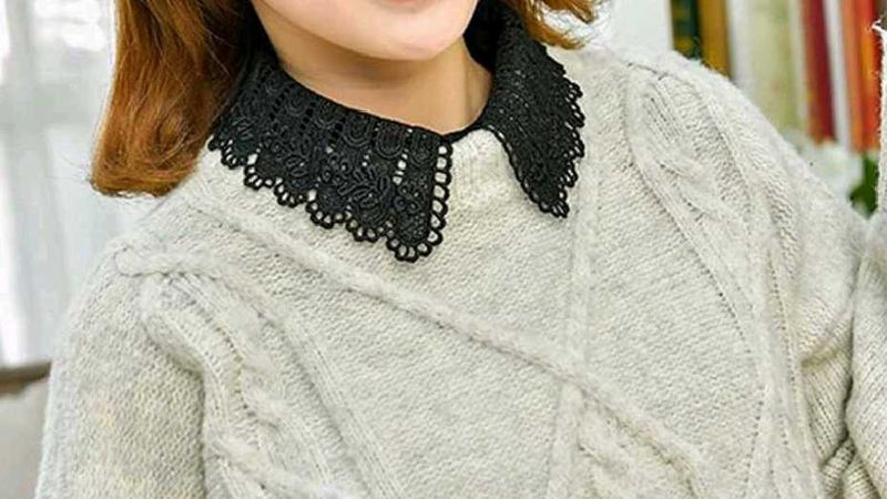 Crochet Lace Fake Coller