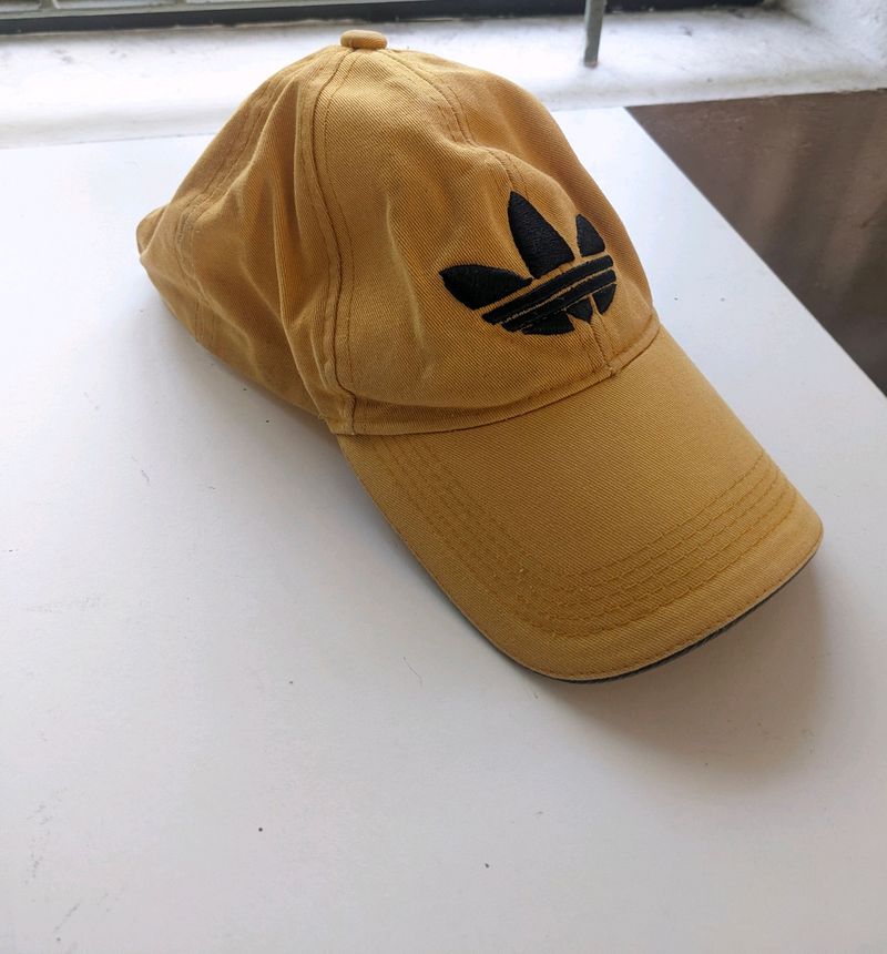 Original Adidas Yellow Branded Cap