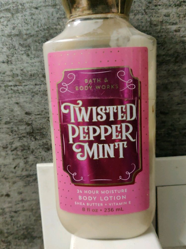 Bbw Twisted Peppermint Lotion