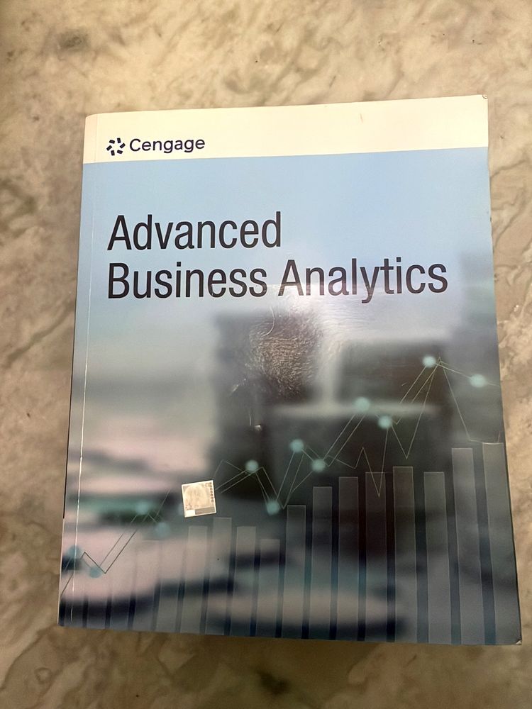 Advance Business Analytics Book By Cengage