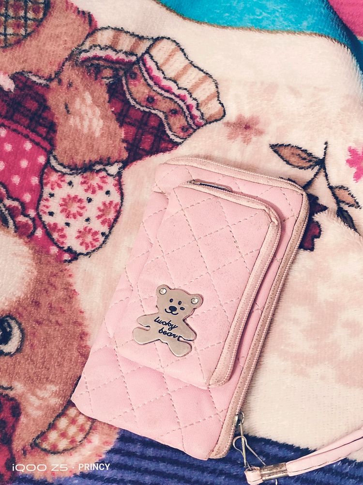 Pink Cute Bear 🧸 Purse