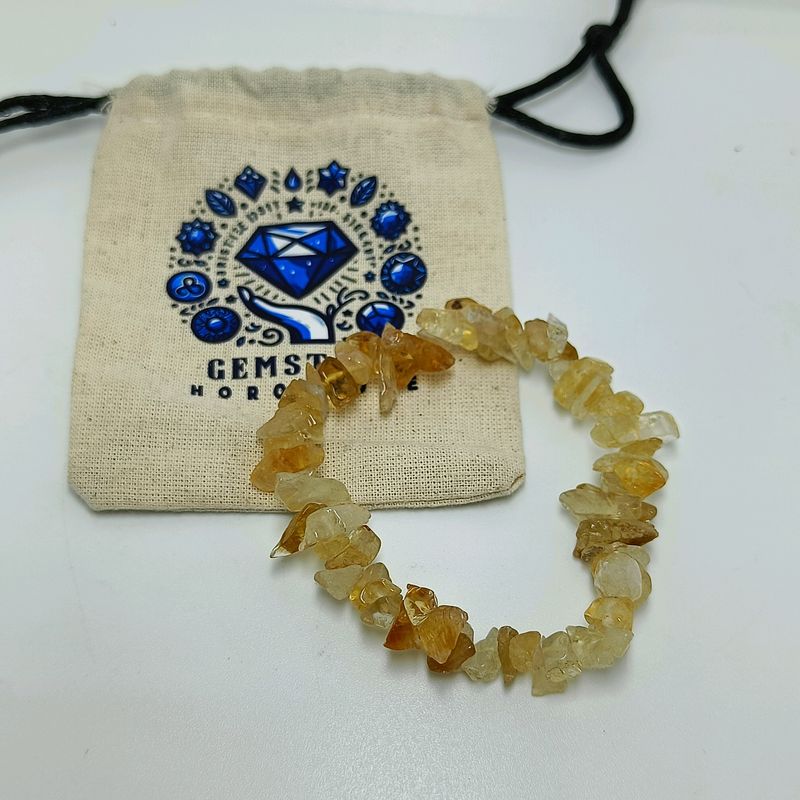 Citrine Quartz Chips Bracelet