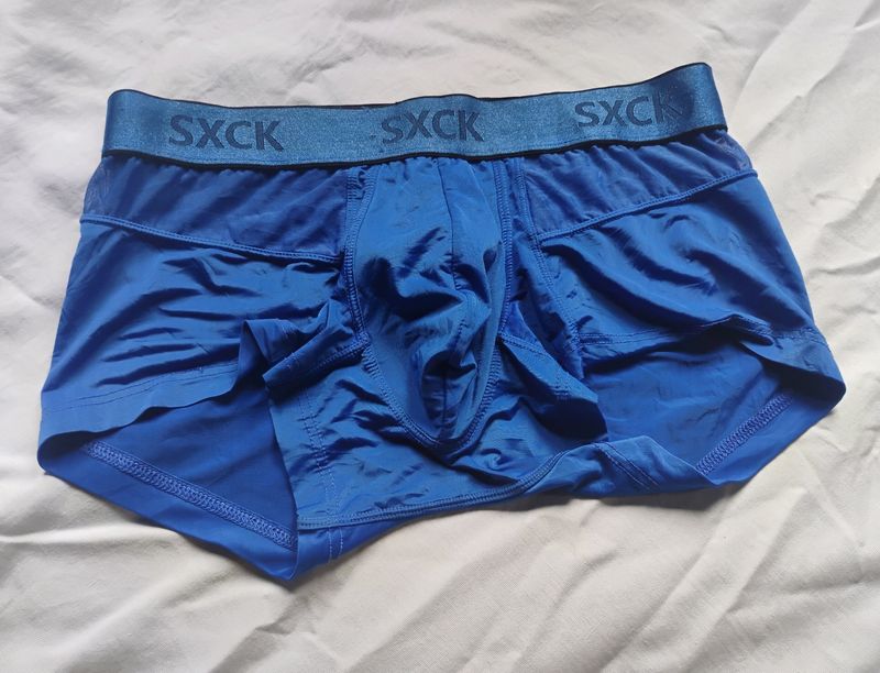 Silky Blue Underwear Men