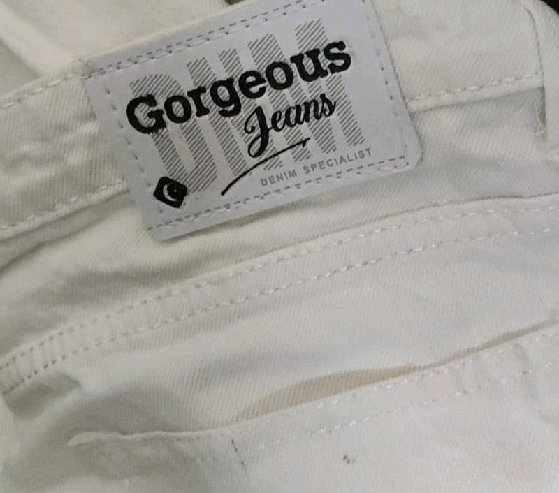 Women's White Jeans