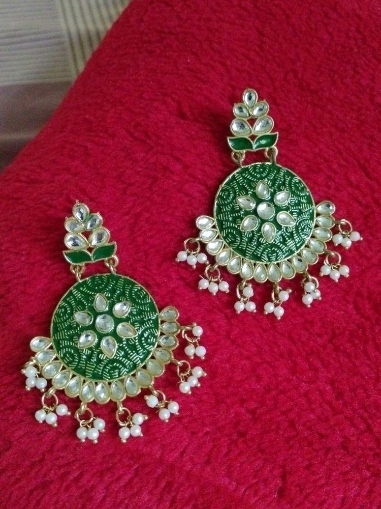 These are Kundan work earrings