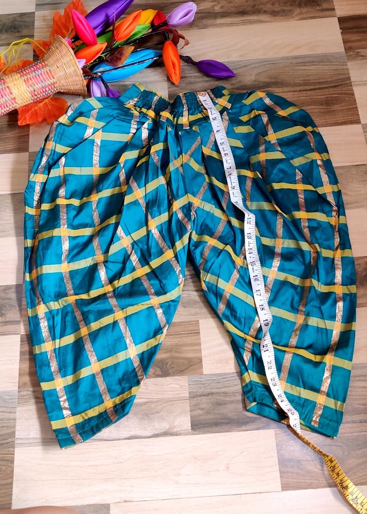 Diwali Gift : Silk Dhoti Pant For Girls