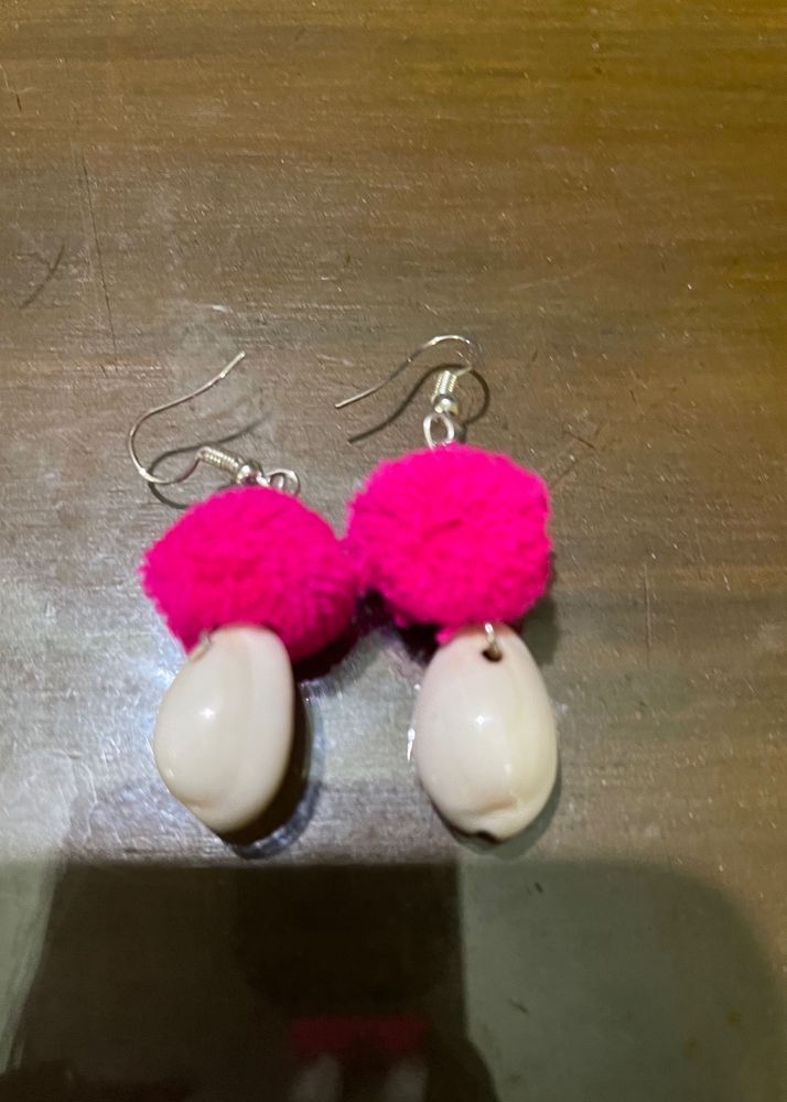 Cowrie Shell Earring