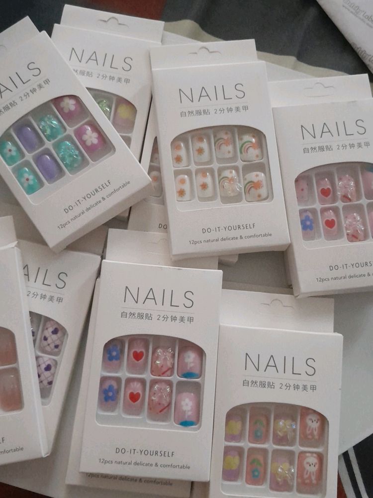 Fake Nails Pack Of 12