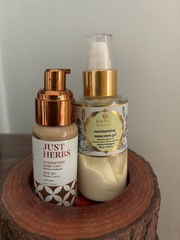 Just herbs- Skin Tint & Sunscreen Gel Set