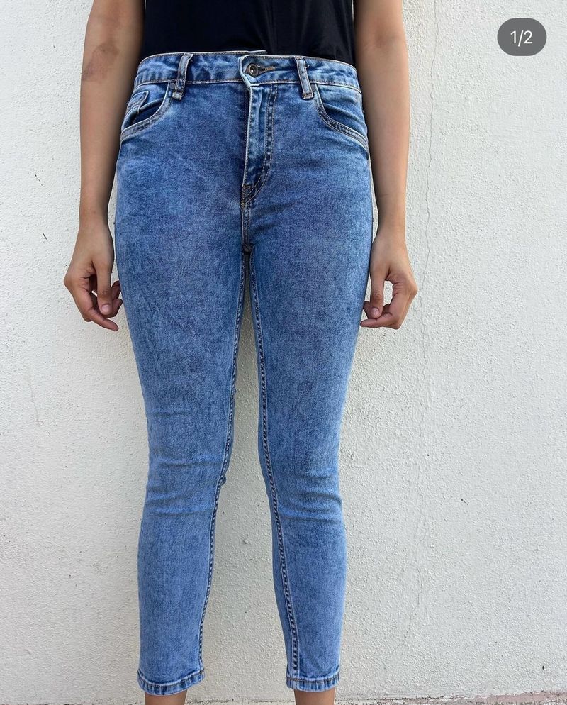 Mid Waist Denim