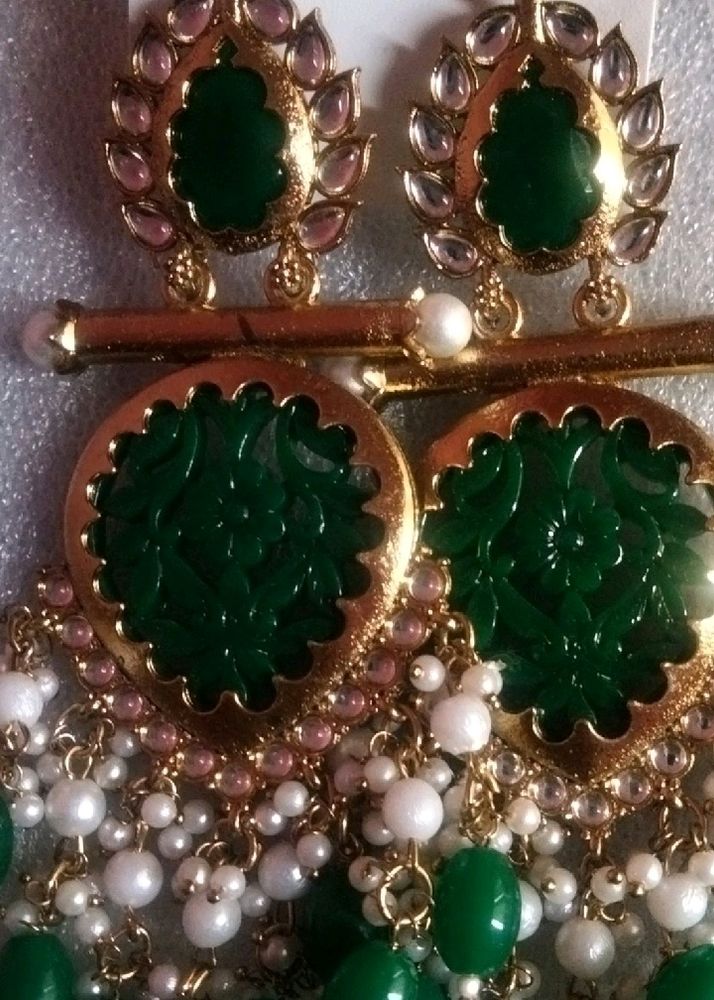 Gold Drop And Danglers Earrings