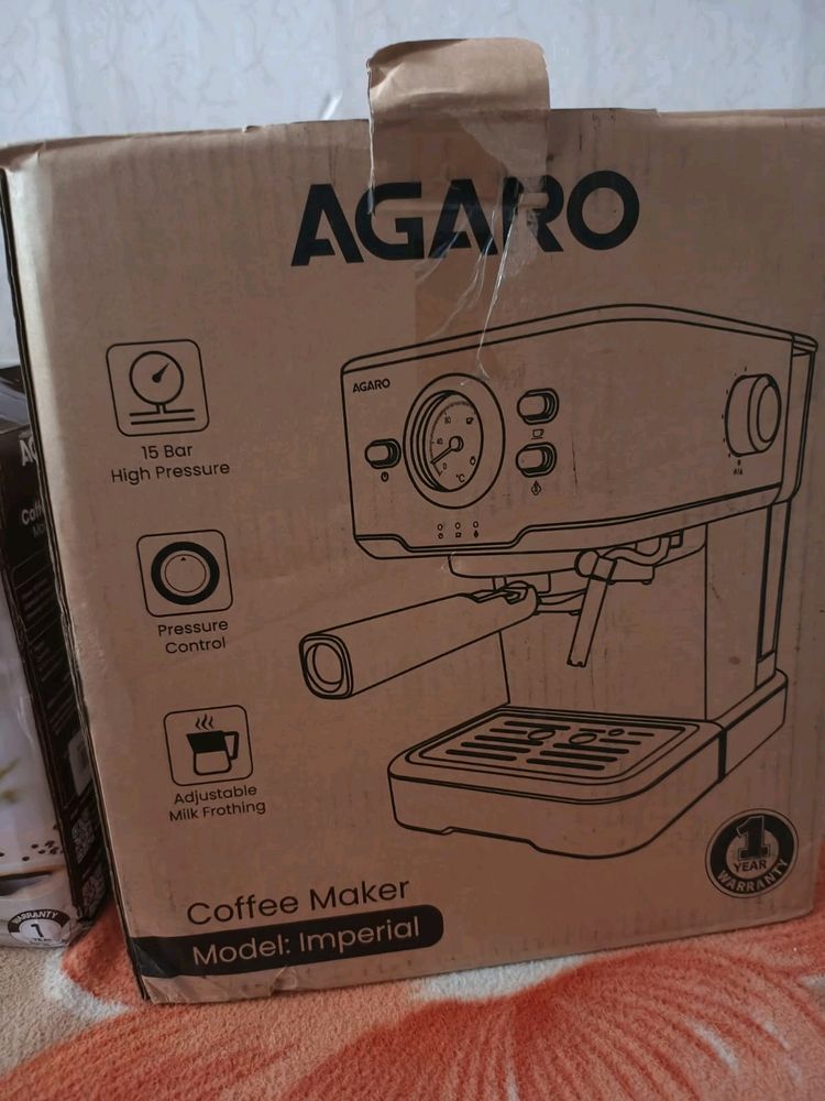 Agaro Imperial Coffee Maker+Electric Grinder