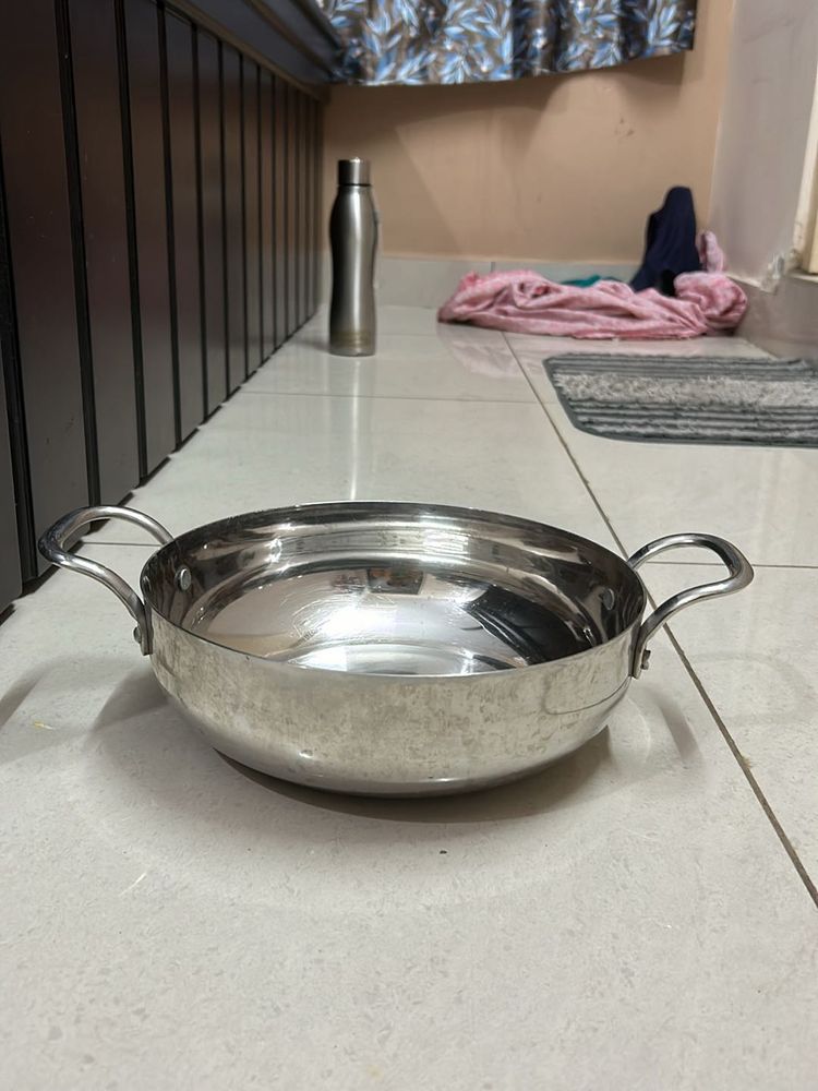 STAINLESS STEEL KADAI