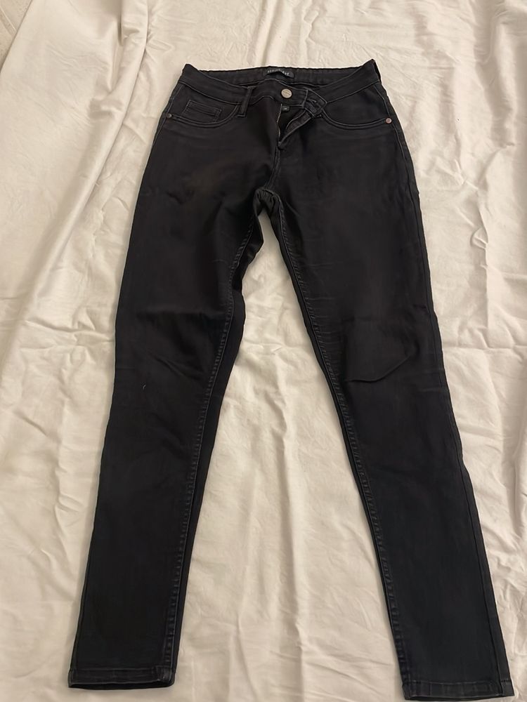 Ajio Brand Black Skinny Jeans