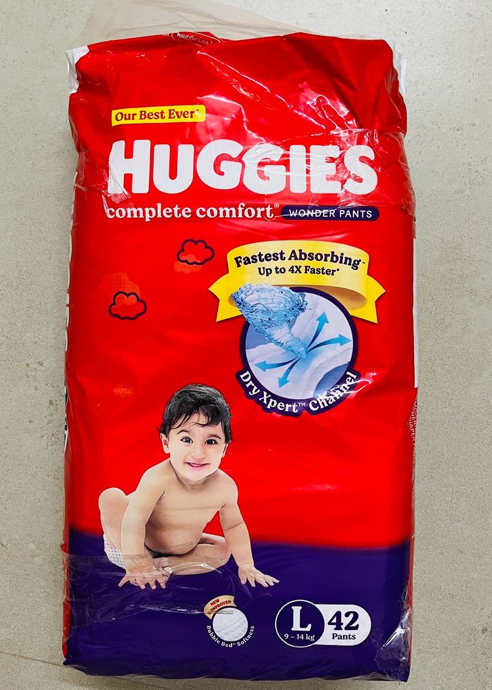 Huggies Wonder pants L (9-14kg) Pack of 42