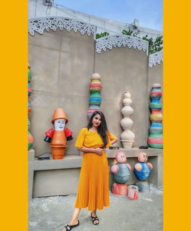 Yellow Midi Dress