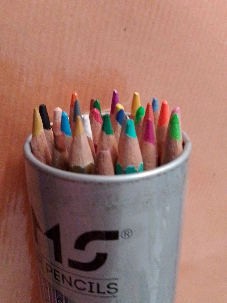 24 Shades Of Pencil Colour Not Used Also