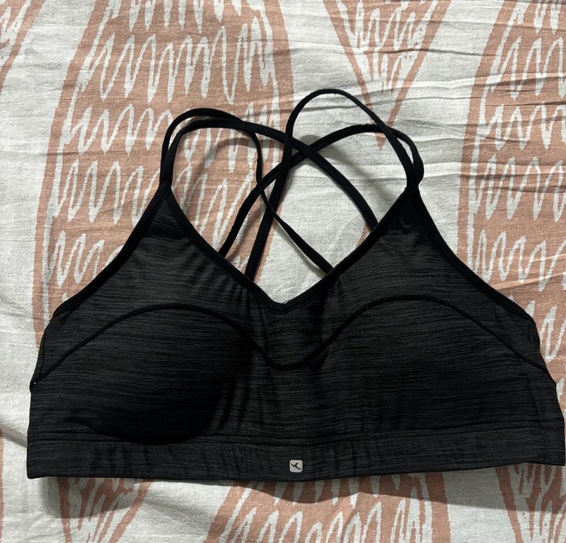 Decathlon Black Sports Bra