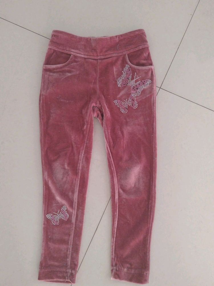 High Quality Pants With Pockets For 3-5 Year Girl