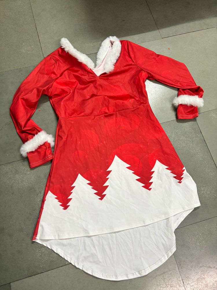 Christmas Dress Fur Cosplay