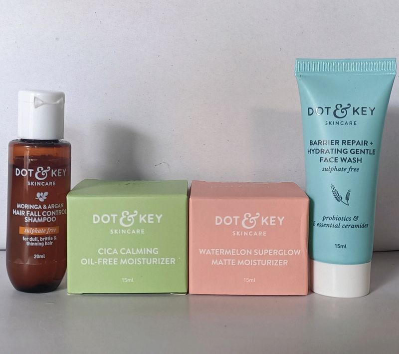 Combo Of Dot & Key Travel Size Products