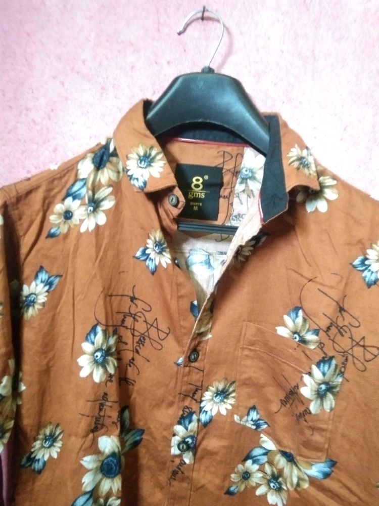 Unisex Floral Printed Shirt