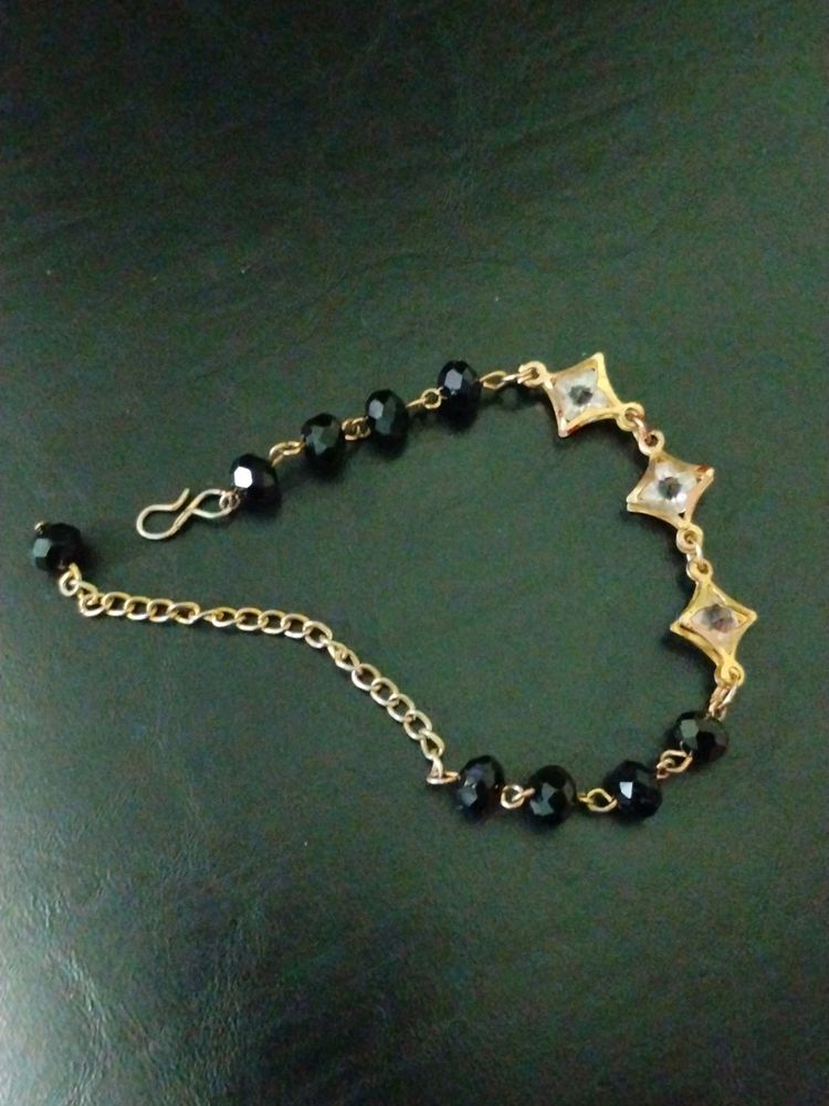 Gold And Black Bracelet