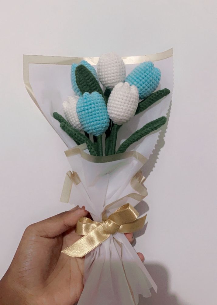 Crochet Tulips Bouquet