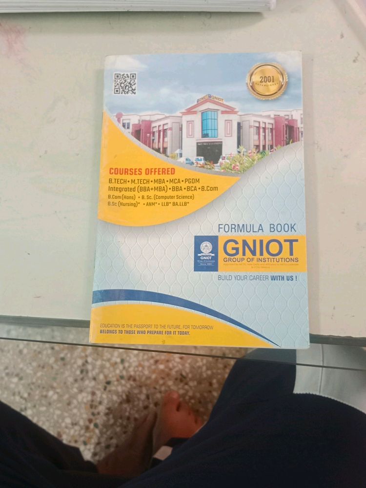 GNIOT FORMULA BOOK