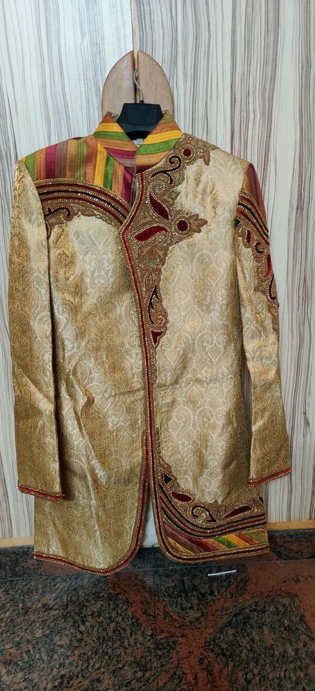 sherwani beautifully designed Used Only Once