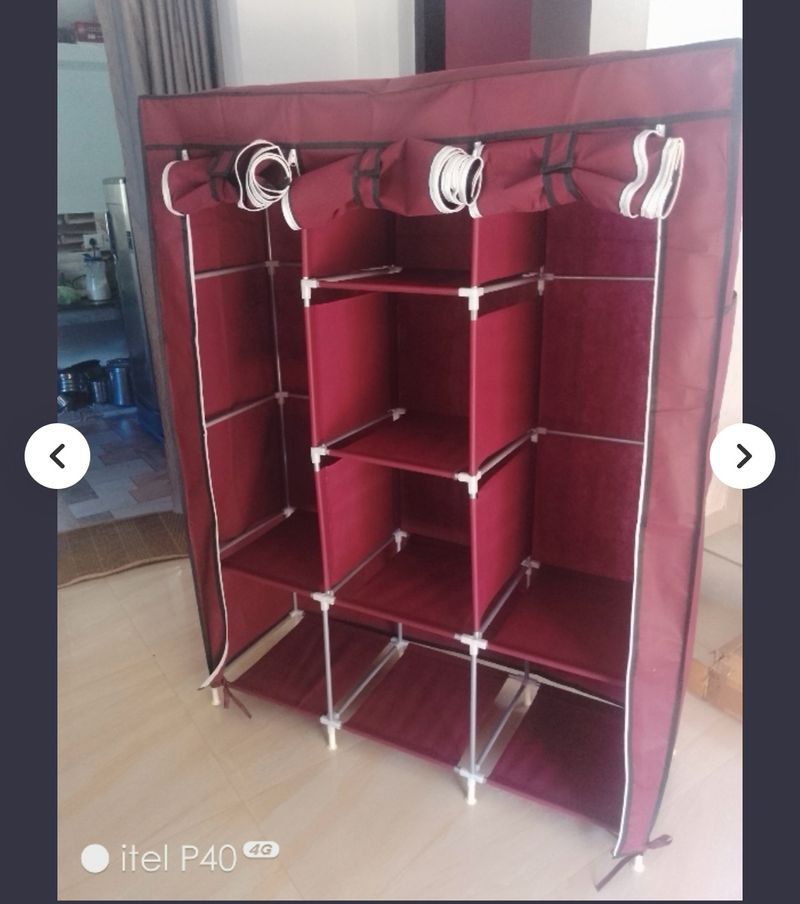 Maroon Diy Wardrobe