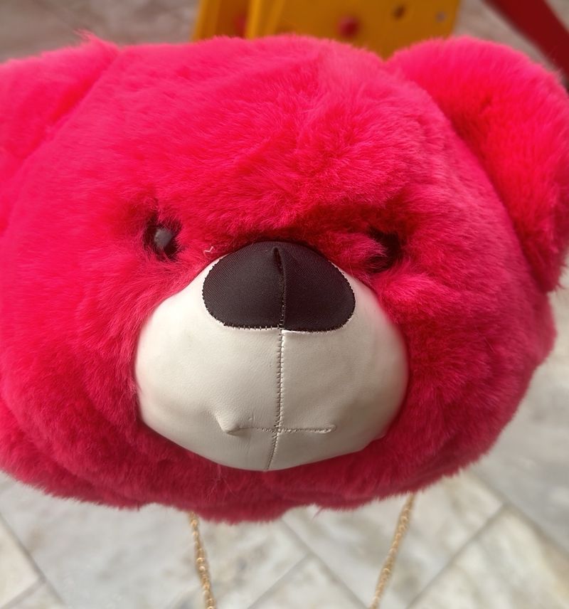 A Beautiful Pink Bear Bag