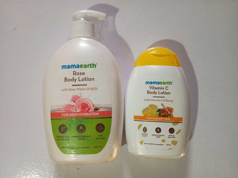 2 Pcs Mamaearth Body Lotion