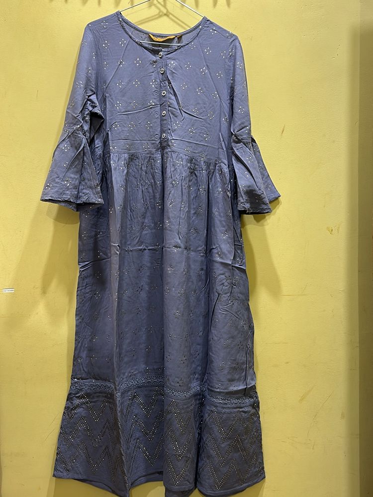 Avaasa Lavender Kurta Size L