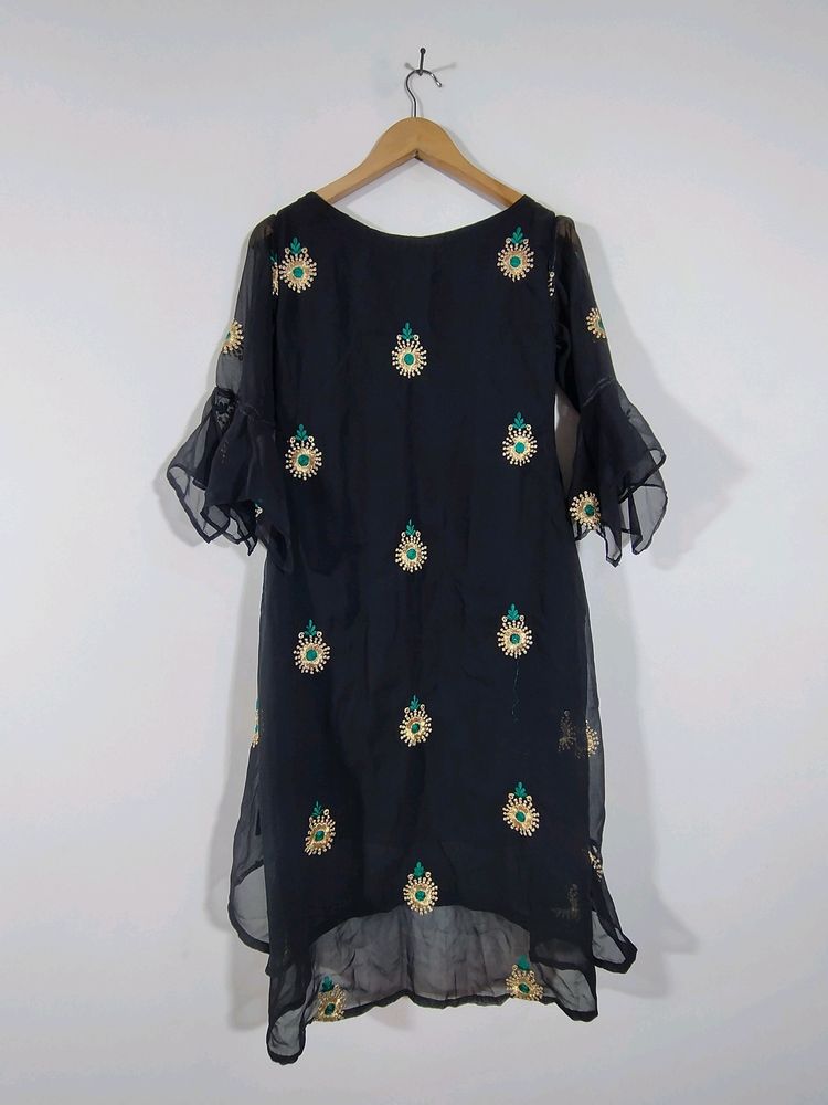 Black Butterfly Handmade Kurta(women)