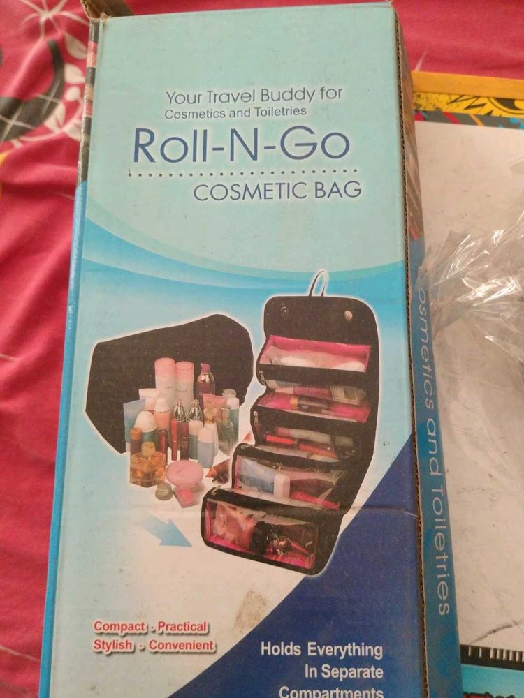 New Unused Roll-N-Go Cosmetic Bag