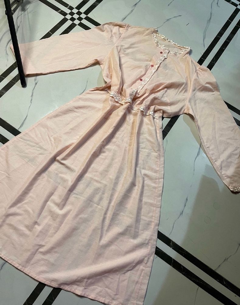 Peach Kurta