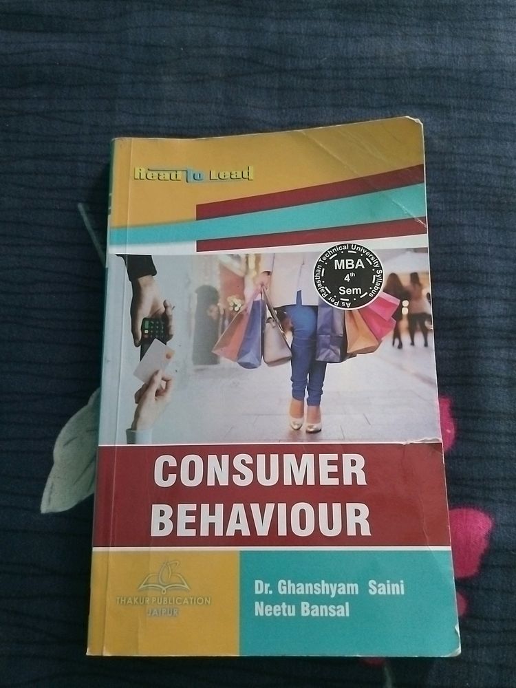 MBA 4th Semester Consumer Behaviour Book