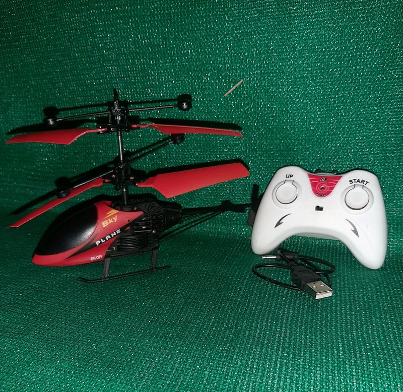 Remote Control Helicopter with Hand Sensor