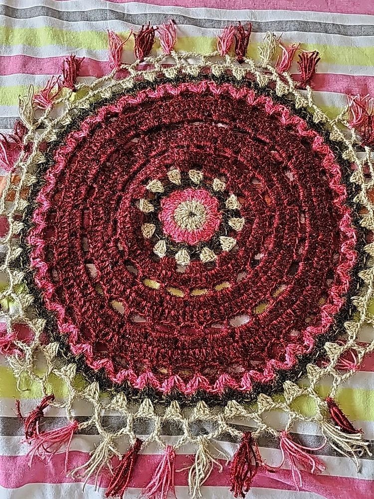 Designer Woven Mat For Tea Table