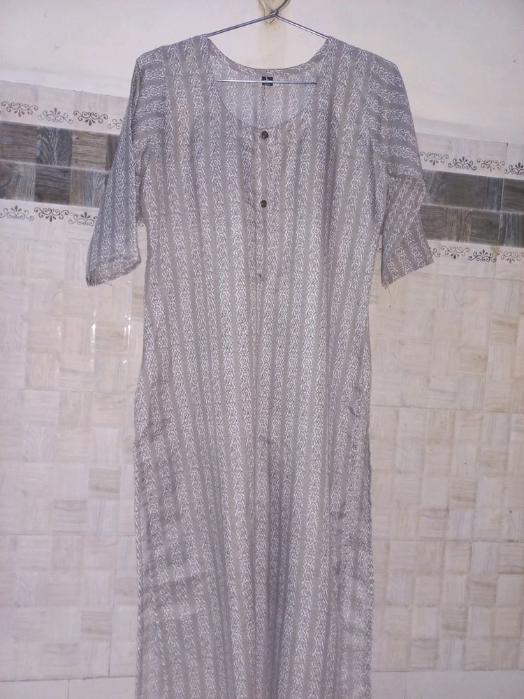 A Grey Kurti