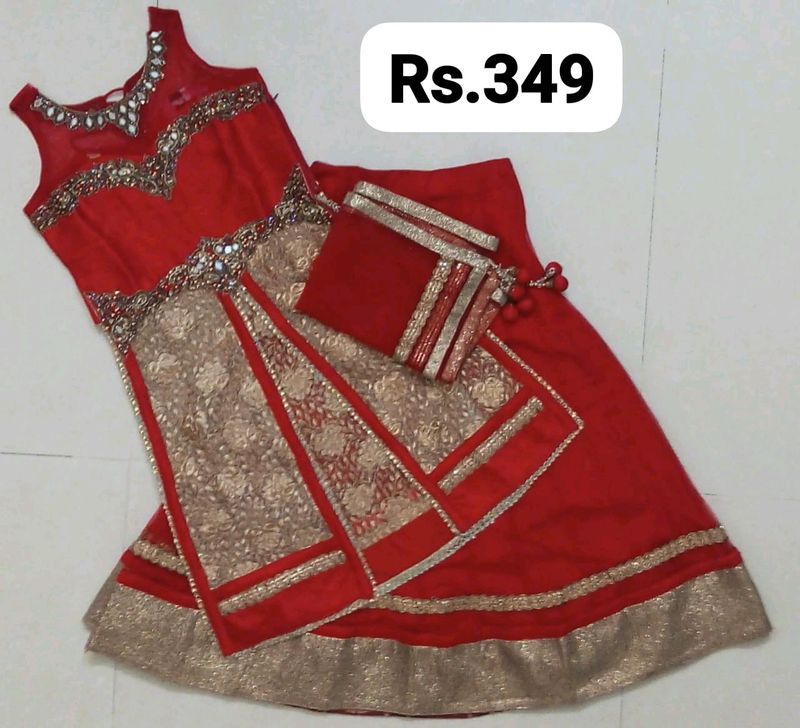 Kids Lehenga Choli With Dupatta