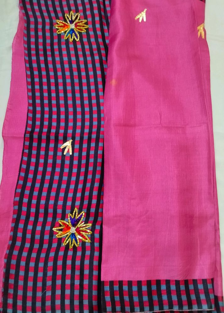 Pink Saree