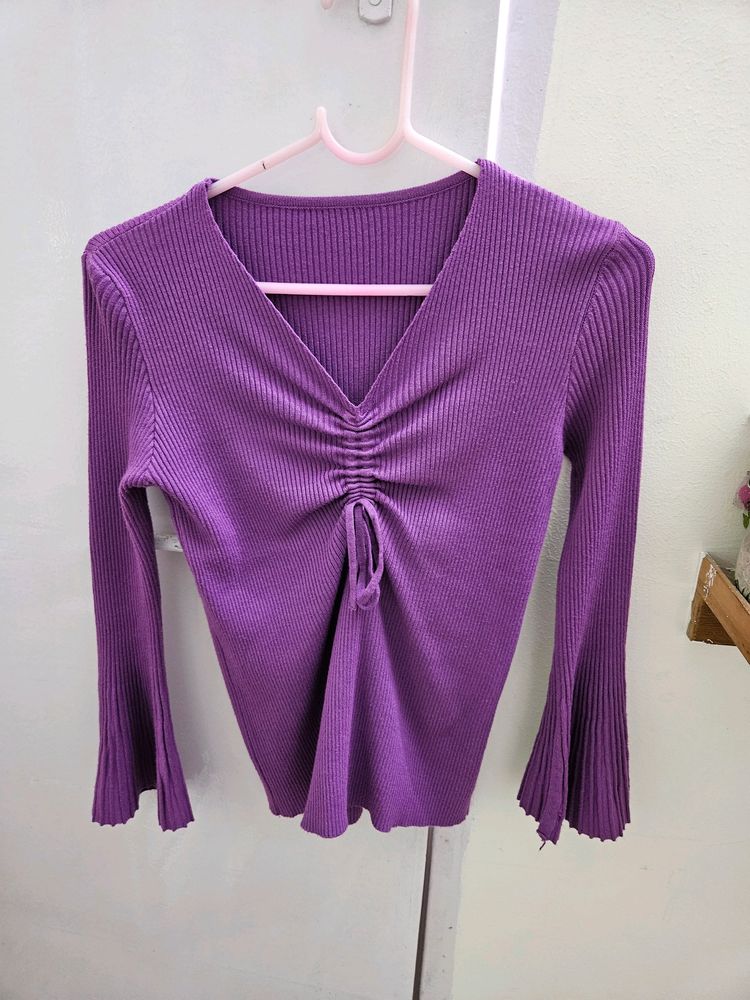 Purple Top unused Bodycon