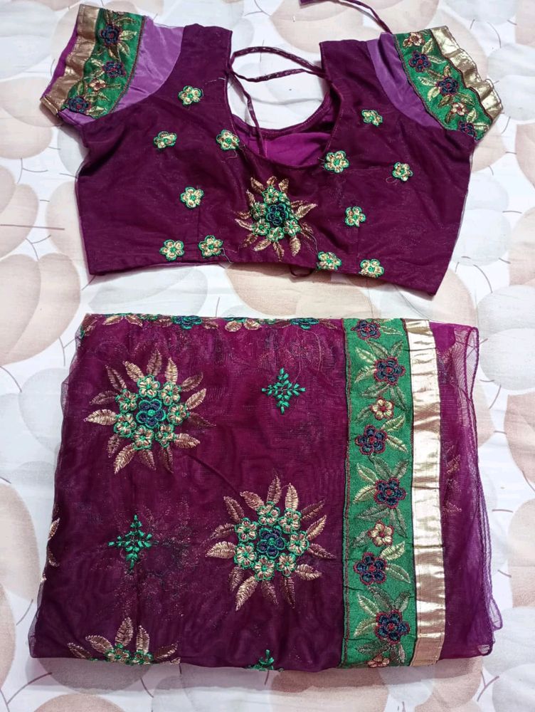 Wedding Saree+2kurti