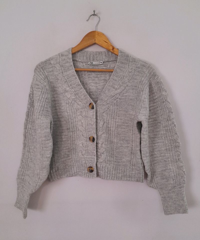 Grey Sweater Style Top (Women's)