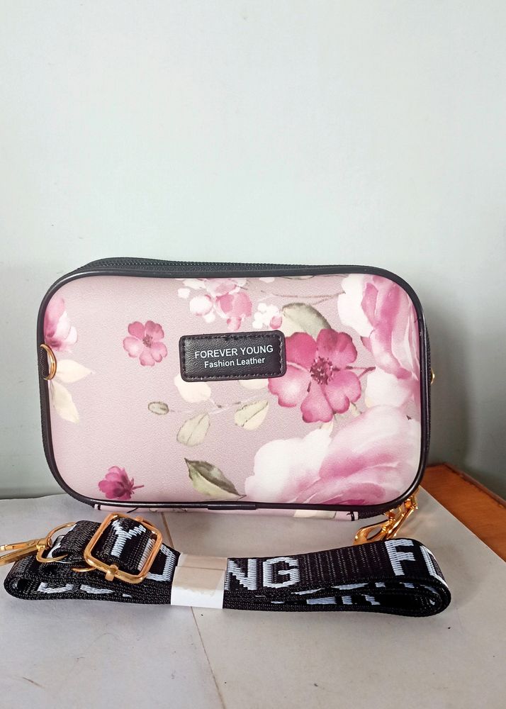 Floral Suitcase Sling 🆕