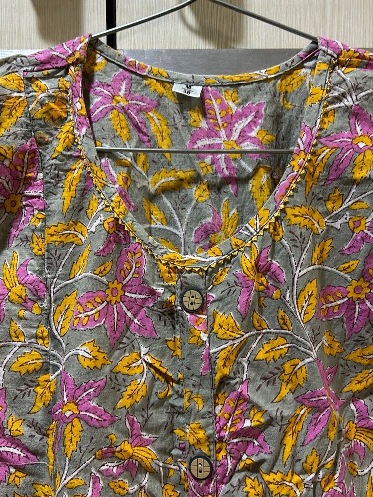 Jaipuri Print Kurta