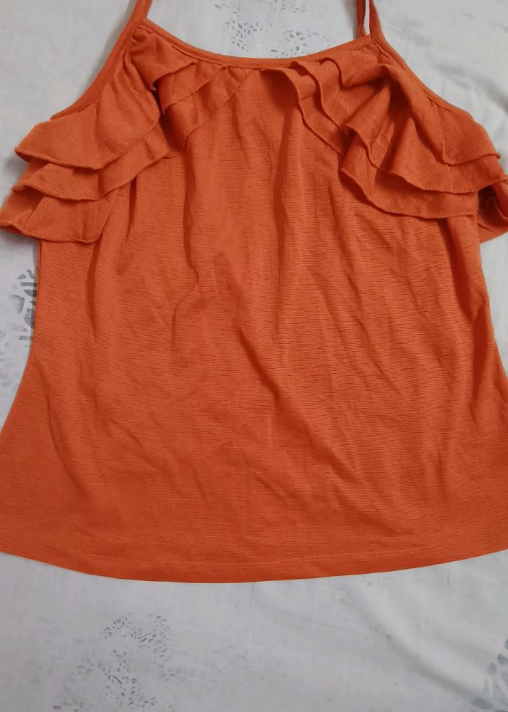 Orange Strap Tunic